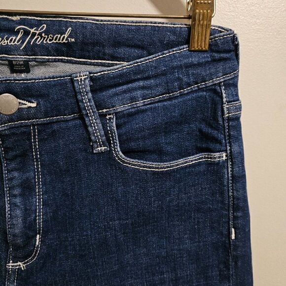 EUC UNIVERSAL THREAD HIGH RISE MIDI CUFFED SHORTS SIZE 8/29 WOMENS - Picture 6 of 15